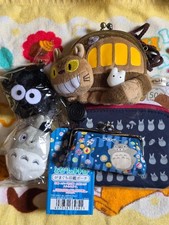 Juego de 5 piezas My Neighbor Totoro con bolsa sin usar, incluye autobús para gatos y hollín Spri