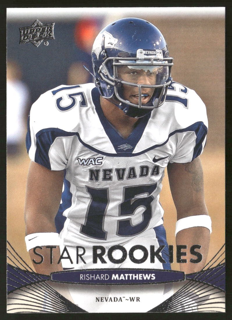 Rishard Matthews 2012 Upper Deck #243 - Nevada Wolf Pack