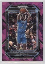 2023-24 Panini Prizm Draft Picks Purple Ice Prizm 89/149 Leaky Black #18 3hd