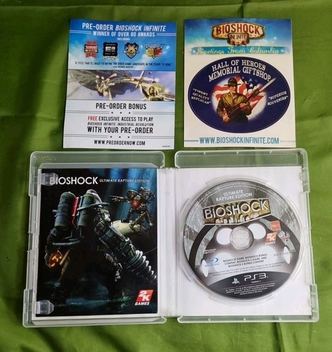 PlayStation 3 PS3 BioShock 1 & 2 Ultimate Rapture Edition PAL With Manual VGC - Picture 3 of 3