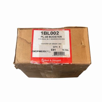 Bell & Gossett 1BL002 Model PL-45 Cast Iron Booster Pump 1/6 HP 115v 1 Phase