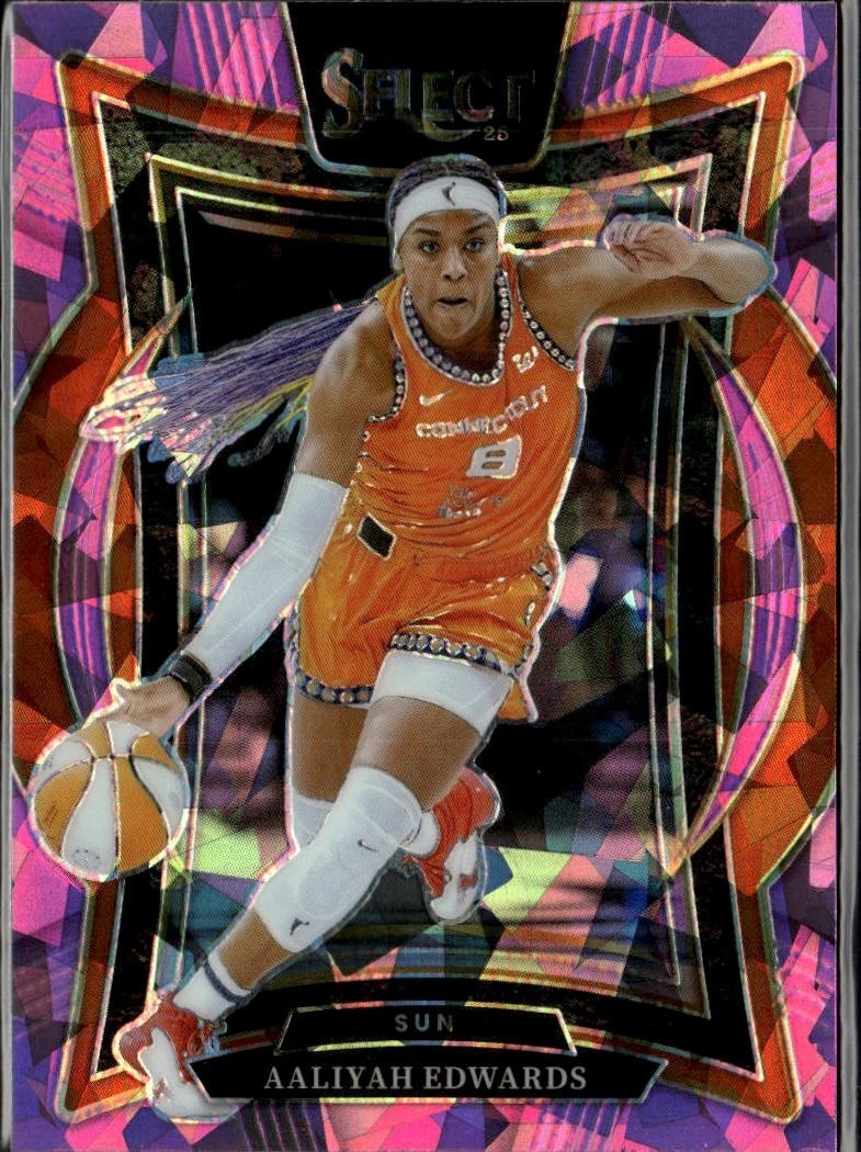 2025 Panini Select WNBA Pink Ice Prizm Aaliyah Edwards #32 | Connecticut Sun
