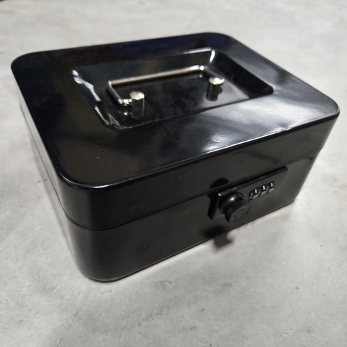Safe Medium Cash Box With Dial Lock Yard Sale Flea Market Vendor 8x6” Portable