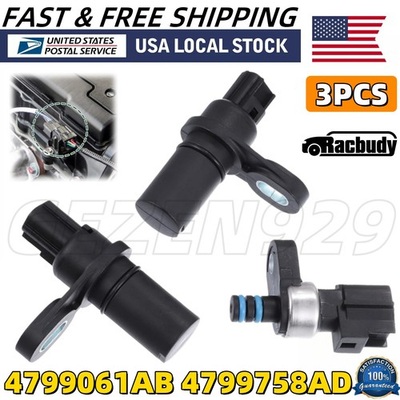 #ad New Pressure Transducer Speed Sensors Kit For Ram 1500 Jeep Dodge 45RFE 545RFE $29.99