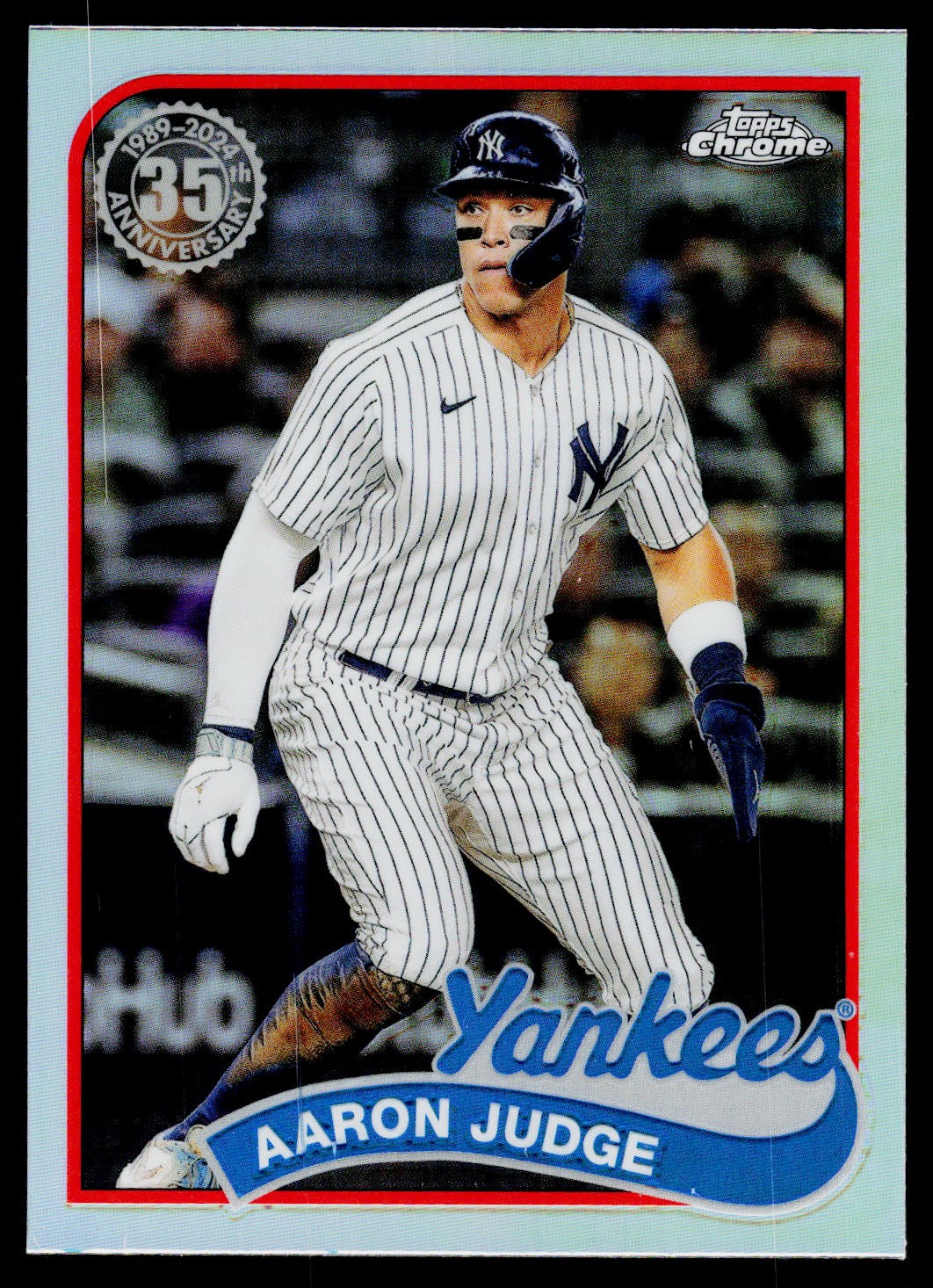 2024 Topps Chrome #89CB-2 Aaron Judge 1989 Topps Baseball 35th Anniversary