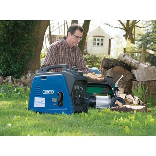 Draper 1700W Petrol Inverter Generator Voltage: 230V Tank 4.1L 80956 - Picture 4 of 6