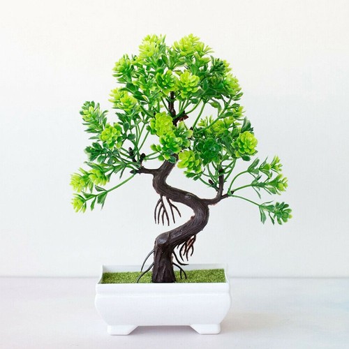 Bonsai Plastic Tree Easy To Manage Exquisite Workmanship Bright Color Brand New - Picture 5 of 19