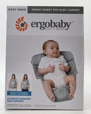 Ergobaby Gray Easy Snug Baby Carrier Infant Insert New