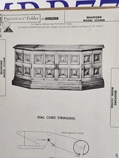 Sams Photofact Repair Service Parts Manual For Bradford Model 55244A