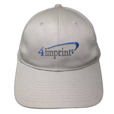 Hit Wear 4imprint Baseball Cap Hat Beige Blue One Size Strapback Adjustable