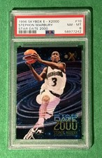 Stephon Marbury Rookie - 1996 Skybox E-X2000 #10 Star Date 2000 RC - PSA 8