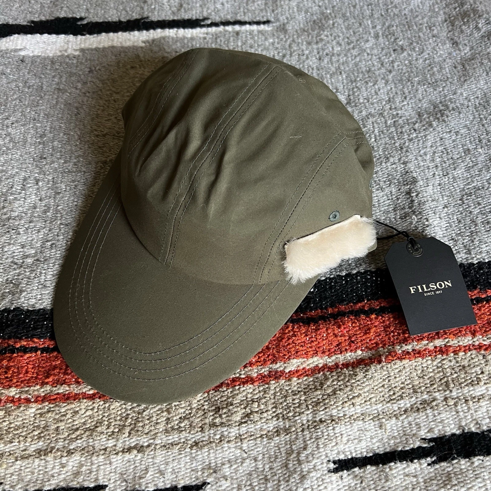 Filson X Housefly Fly Fishing Cap | Limited Edition | Shearling + Duck Bill