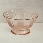 Vintage MacBeth-Evans American Sweetheart pink depression glass dessert bowl/cup