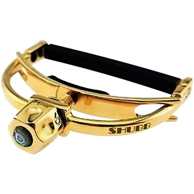 Shubb FineTune Series Capo for Wide Neck SteelString Guitar Gold