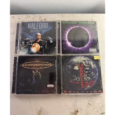 Halford Professional Murder Music Lungbrush Upsidedown Cross CD Lot Metal 2000s