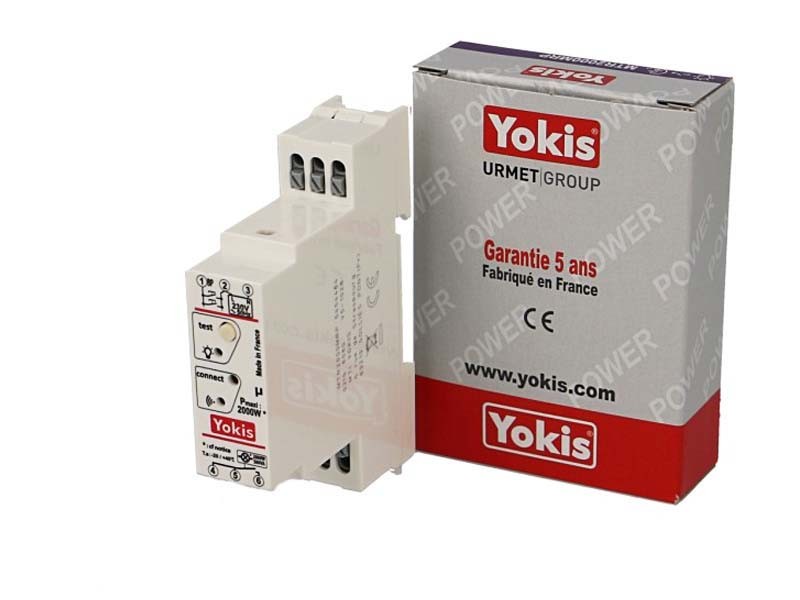 Télérupteur temporisé Yokis 2000W silencieux avec extinction automatique réglable