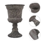  Retro Decorative Bottle Distressed Centerpiece Vase Fluted Urn Planter