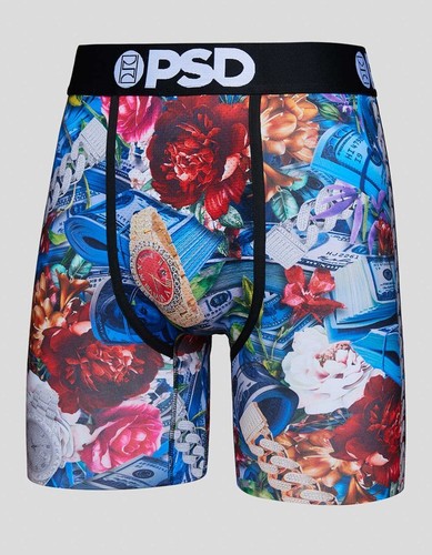 PSD Wild Stacks BOXERSHORTS Unterwäsche Slips XXL 2XL 44-48W Ketten Geld Bargeld Herren