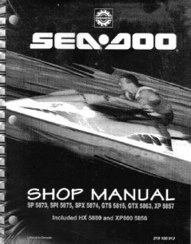 1995 Sea Doo SP5873 SPX5874 SPI5875 XP5874 GTS5815 GTX5863 XP5857 XP800 5886 ... - Picture 1 of 1