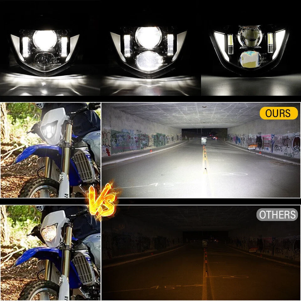 Faro LED 2013-2023 para Yamaha WR 250F/400F/426F/450F TTR110E XTZ 150 125 Foto 3 de 4