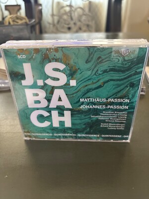 j s bach 5 cd collection Matthias- passion.  Johannes-passion