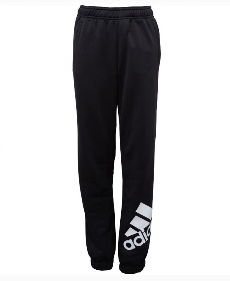 PANTALÓN DE CHANDAL ADIDAS CON PUÑO JUNIOR, NEGRO