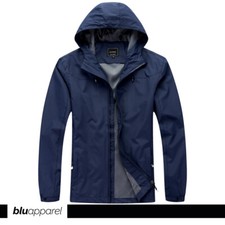 Image of Men's Shower Proof Rain Jacket Walking Hiking Everyday wear Jacket Spring Jacket