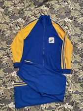 Vintage Team Sweden 2 Pc Warm-up Track Suit Sweats/Zip Up Size L