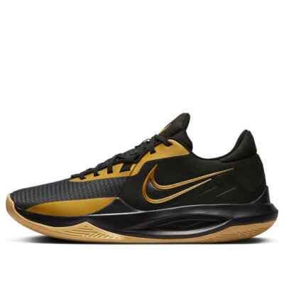 Nike Precision 6 DD9535-005 Sneakers Men's Black Metallic Gold