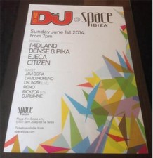 DJ MAG 01/06/14 @ SPACE IBIZA 2014 - IBIZA CLUB POSTERS - DJ MUSIC IBZ