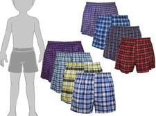 Falari 4-Pack Kids Boys Boxer Underwear 100% Cotton Soft and Comfort