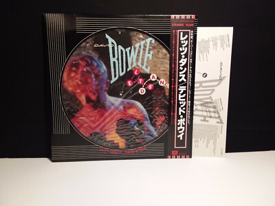 DAVID BOWIE ''Lets Dance'' Picture Disc Lp Japan-Obi Japanese Vinyl Changes Low