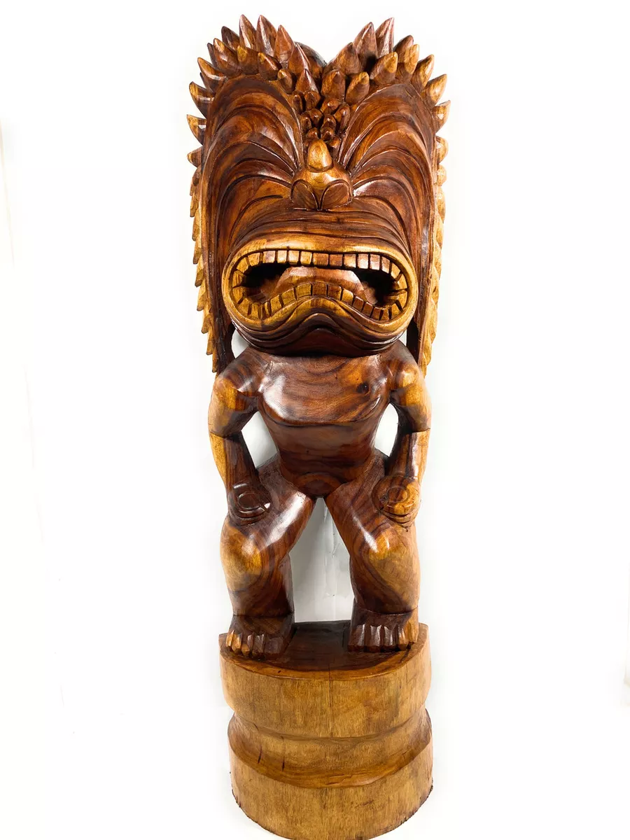 Warrior and Strength Tiki Totem