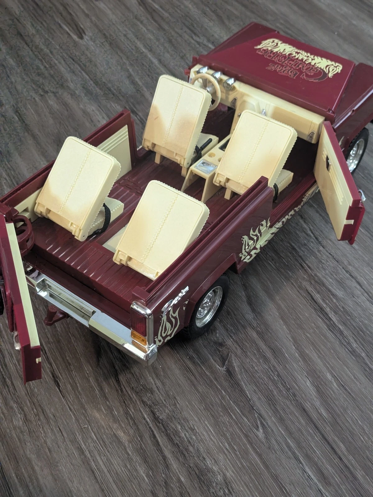  vintage campfire cruiser 2004 jeep carro brinquedo peças faltantes funcionando 
