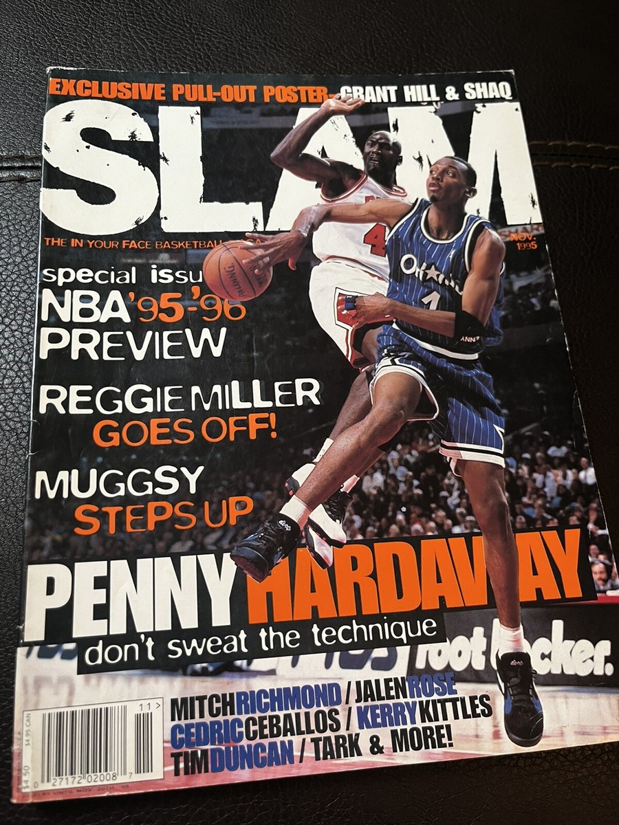 SLAM magazine Penny Hardaway and Michael Jordan cover NBA | eBay