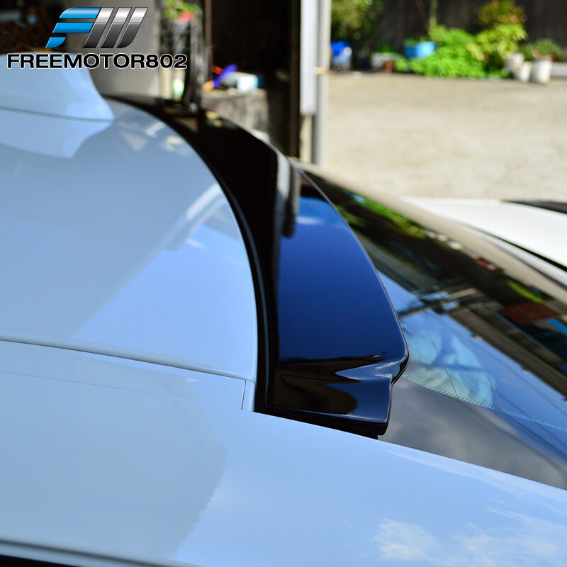 Fits 12-18 BMW F30 3 Series AC Style Gloss Black Window Roof Spoiler Wing ABS