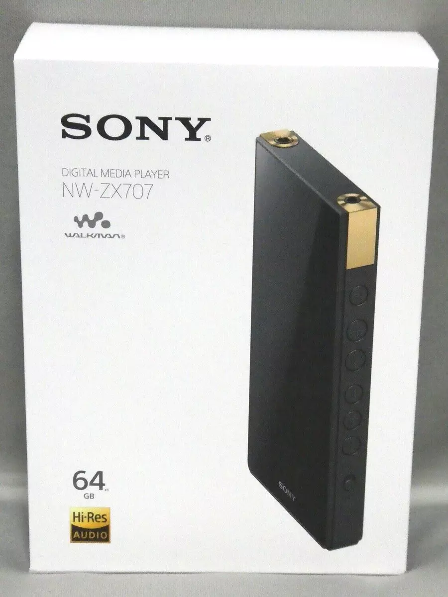 SONY WALKMAN 64GB Hi-Res ZX Series Audio Player NW-ZX707 Black 