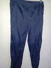 Adidas Men's Navy Blue Track Pants Size Large Inseam 32