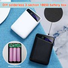 DIY Power Bank Case 3 USB 3x 18650 Battery Charger External Box