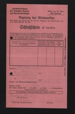 EDERHEIM, Rechnung 1937, Weinmarkt Hauptvereinigung der Deutschen Garten-Weinbau