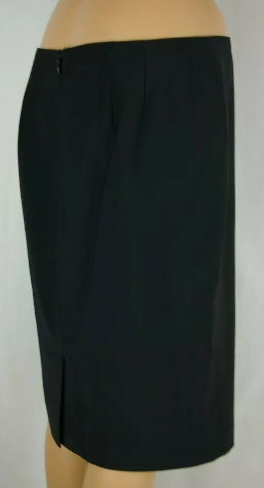 Talbots Petites Solid Black Fully Lined A- Line S… - image 6