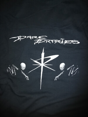 Darc Entries 90s Gothic Rock Shirt Bandshirt Vintage Plastikstrom Kiss the Blade