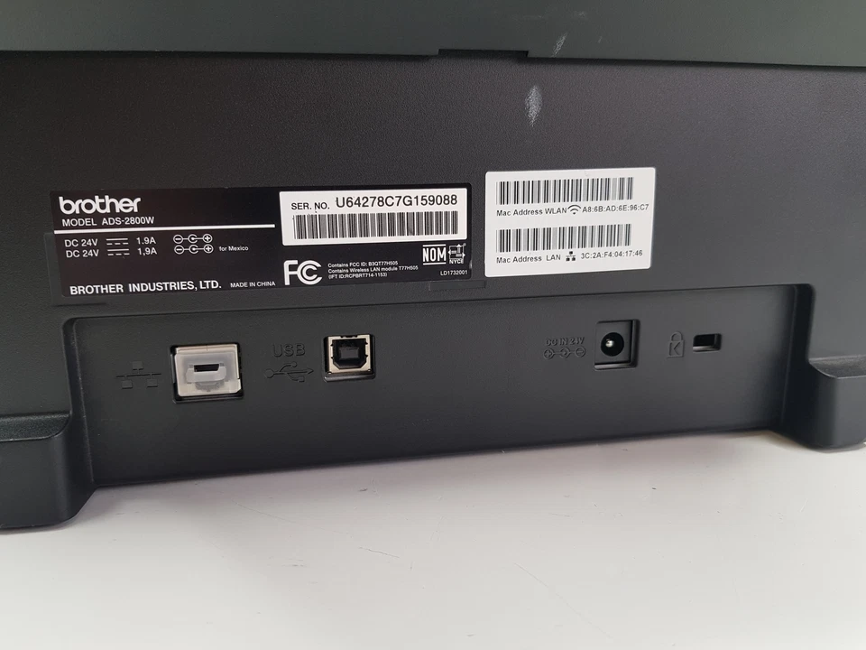 Brother ADS-2800W Image Center Wireless Desktop Document Scanner Workgroups - Image 3 of 4