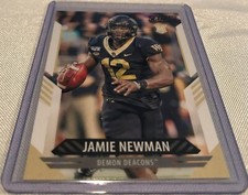 2021 Panini Score Football Jamie Newman Wake Forest Demon Deacons Rookie #307