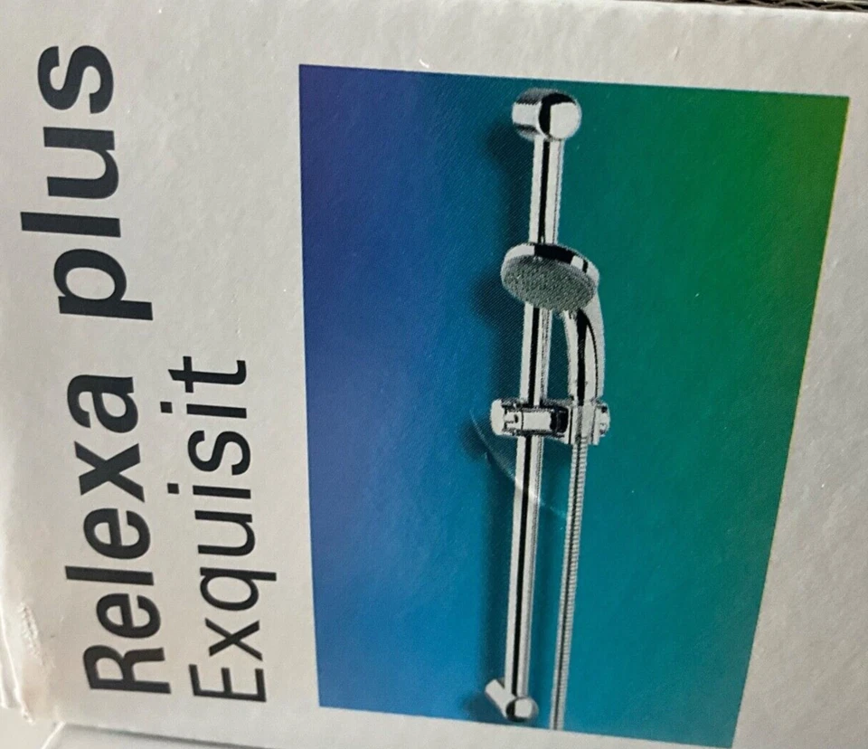 Grohe Relexa plus Exquisit Brausestange + Handbrause in Chrom, Rarität - Bild 2 von 4