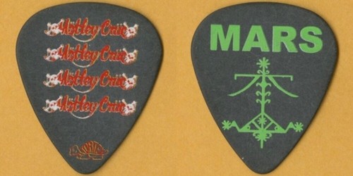 Motley Crue 2009 Saints of Los Angeles concert tour Mick Mars stage Guitar Pick