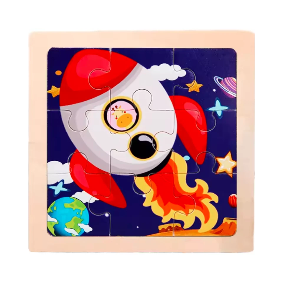 Cute Vehicle Puzzles for Kids - Brand New 4-Pack Educational Jigsaw Set 1-5 y/o - Image 3 of 4