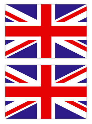 2x Aufkleber Union Jack Flagge Fahne UK Großbritannien England Auto Motorrad 5cm
