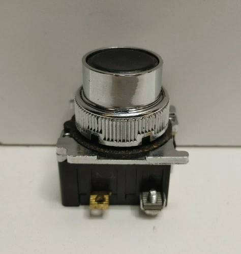 GUARANTEED! EATON CUTLER-HAMMER BLACK FLUSH PUSH BUTTON 10250T-101-53