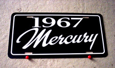 1967 Mercury license plate car tag 67 Cougar Monterey Grand Marquis Parklane